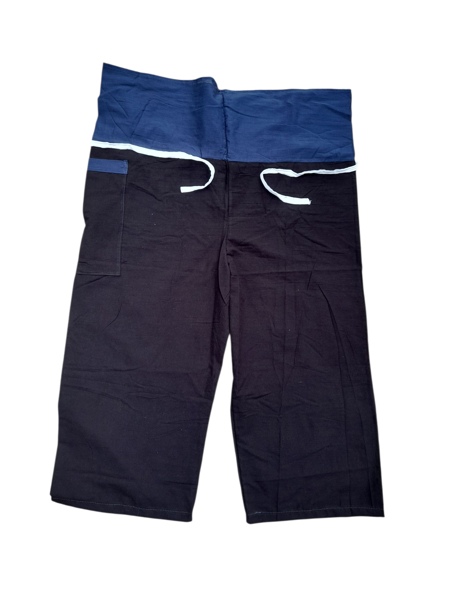 Two tones wrap pants