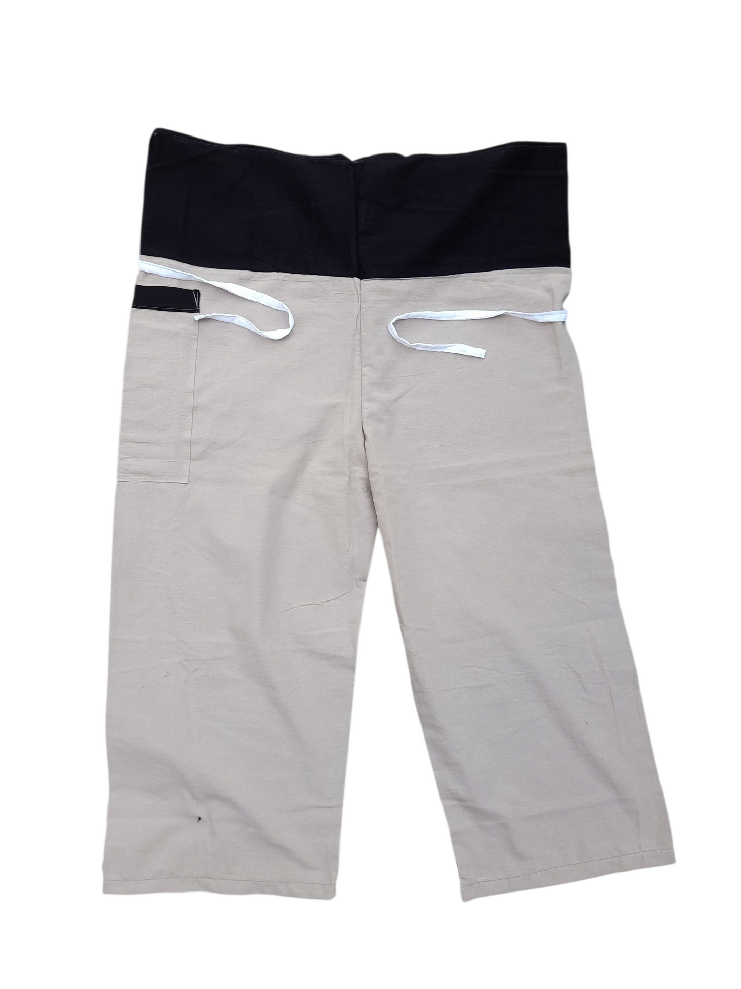 Two tones wrap pants