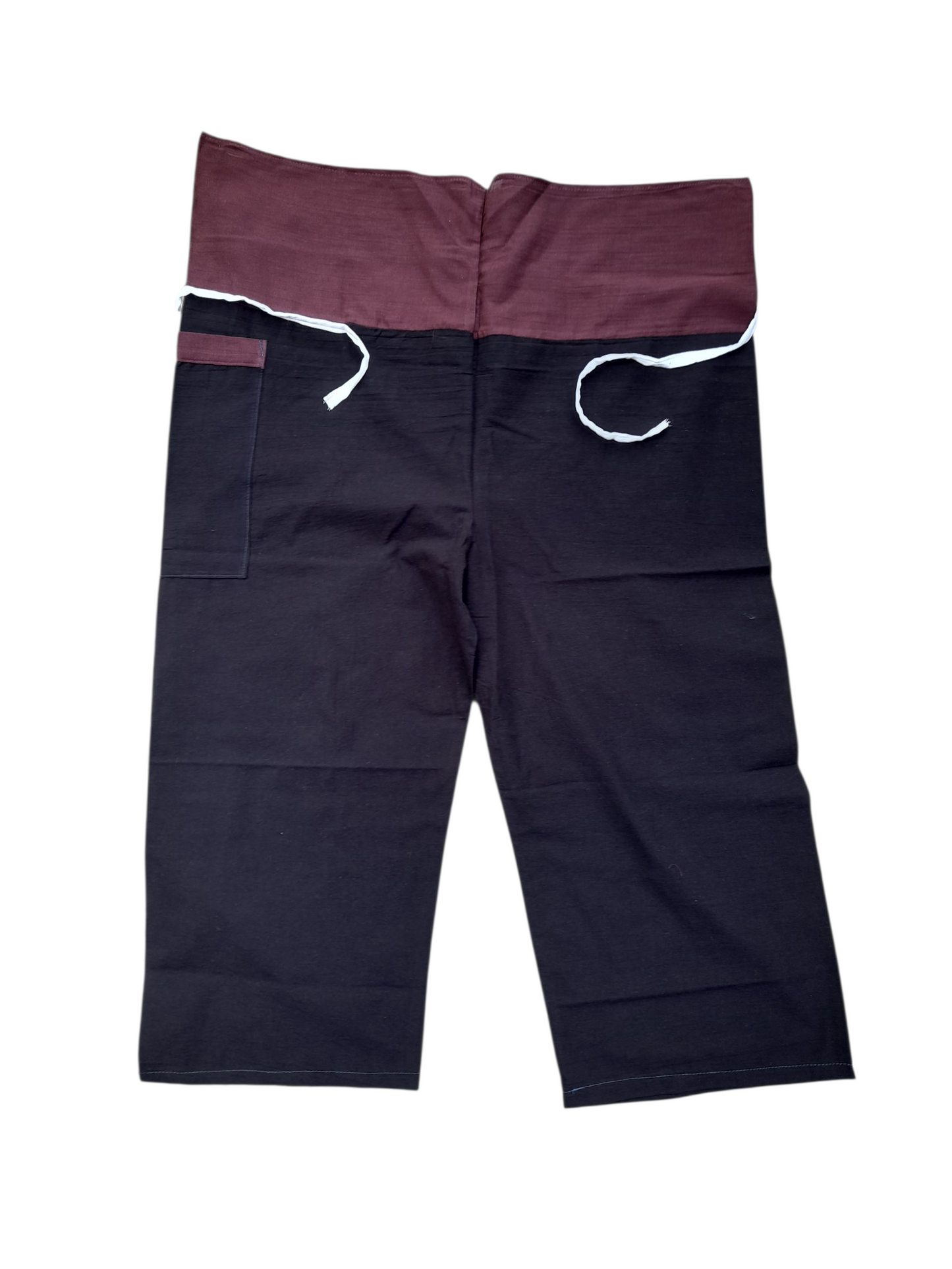 Two tones wrap pants