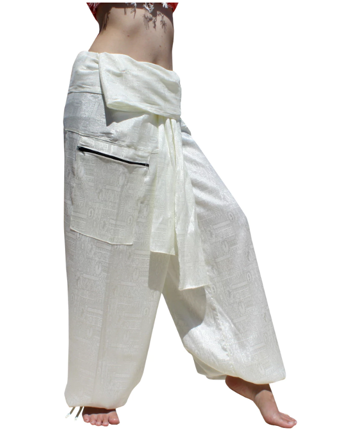 Silk Thai pants