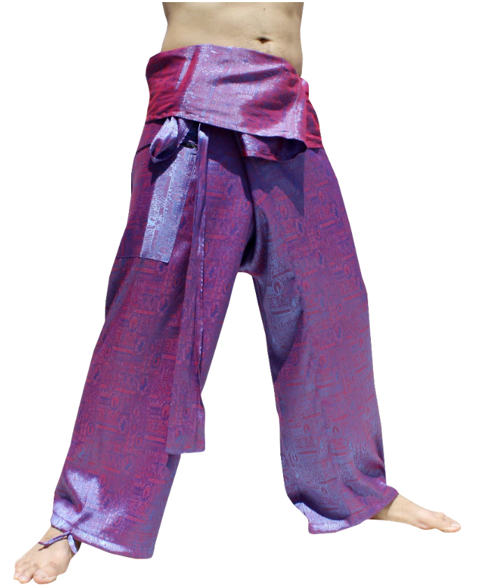 Silk Thai pants