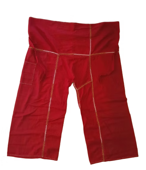 Handmade Cotton Fishermen Pants with embroidery