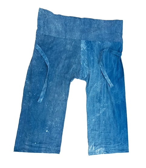 Stonewash fisherman pants