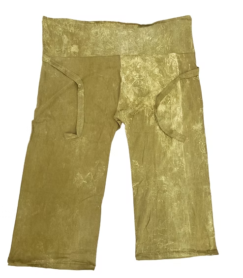Stonewash fisherman pants