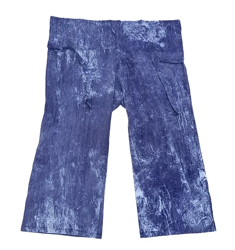 Stonewash fisherman pants