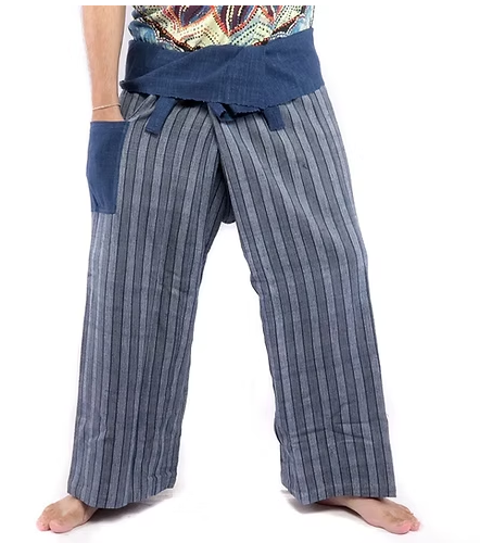 Hand woven Thai Fisherman wrap pants