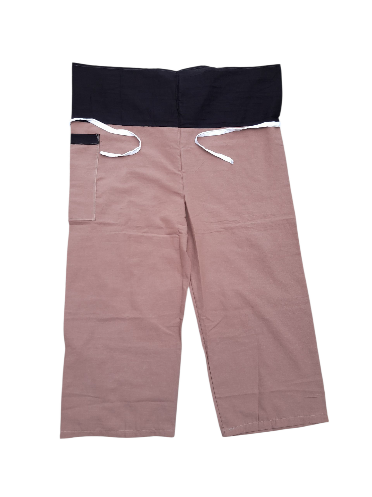 Two tones wrap pants