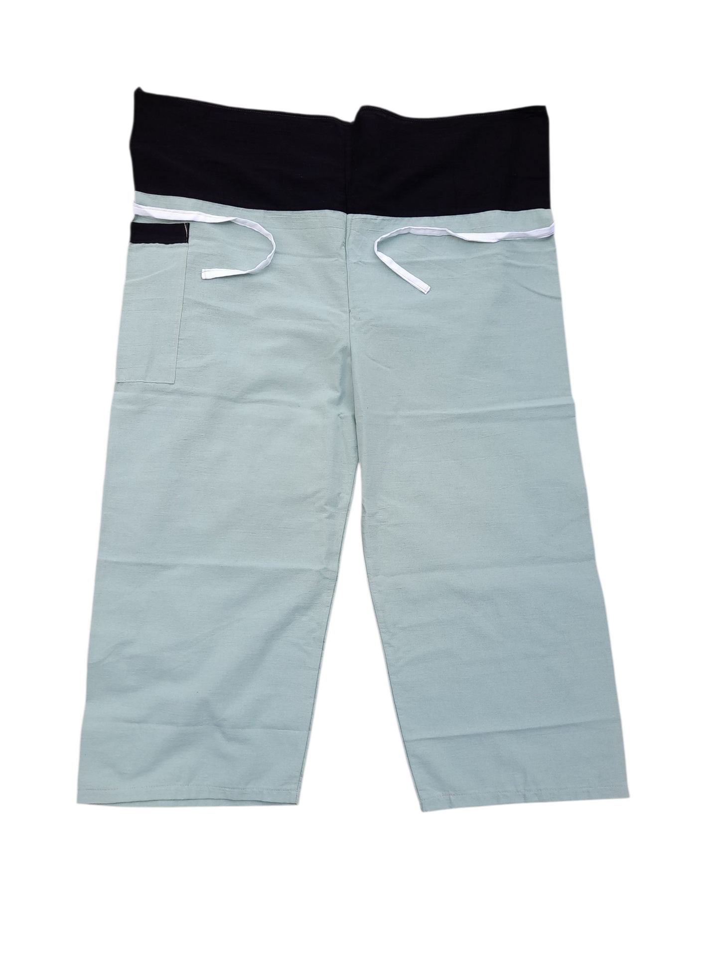 Two tones wrap pants