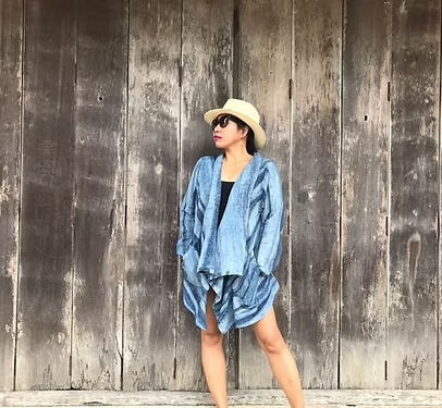 Kimono Thailand organic tie dye