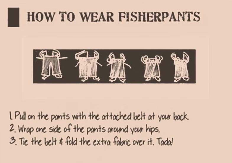Hand woven Thai Fisherman wrap pants