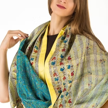 Reversible with embroidery